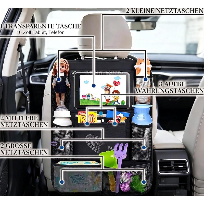Car Backseat Organizer with To - đánh giá và giá Tablet And Accessories Bag