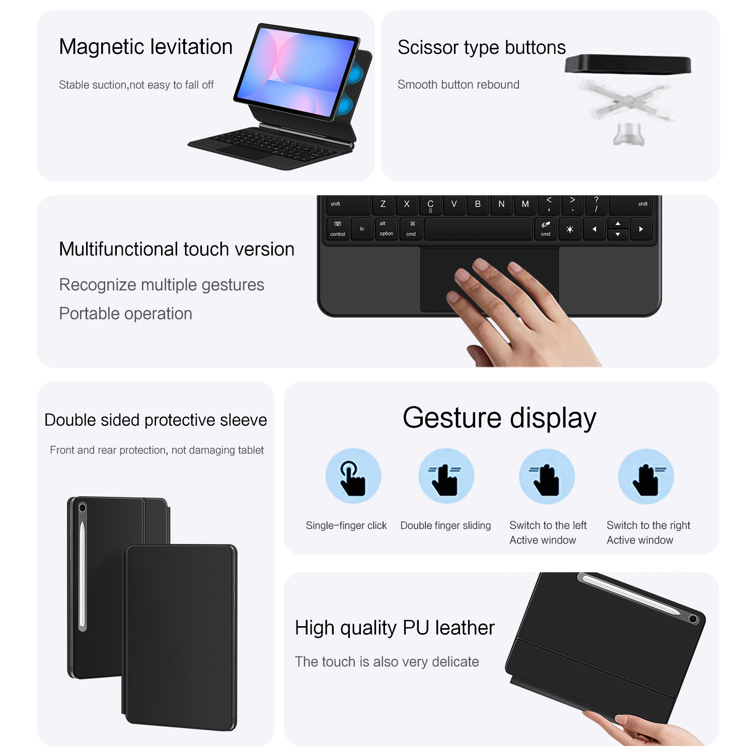 Magic Keyboard for Samsung Gal - đánh giá và giá Galaxy Tablet Accessories
