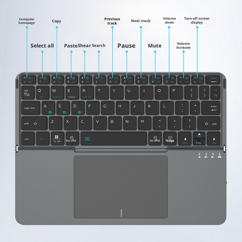 Ibox 11 Tablet Foldable Keyboa - đánh giá và giá Boox Tablet Accessories